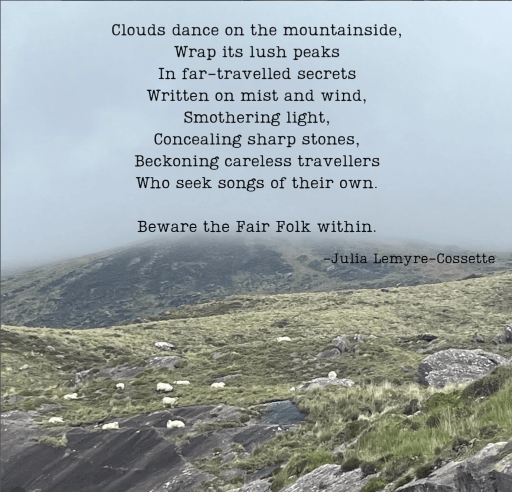 Poem Fair folk on the Irish mountainside